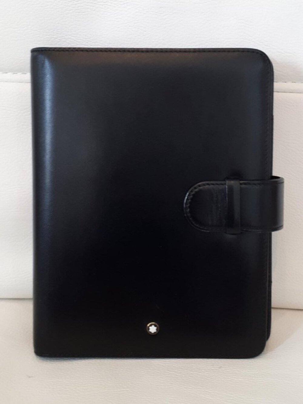 MONTBLANC Meisterstuck Organizer Black Cowhide Leather